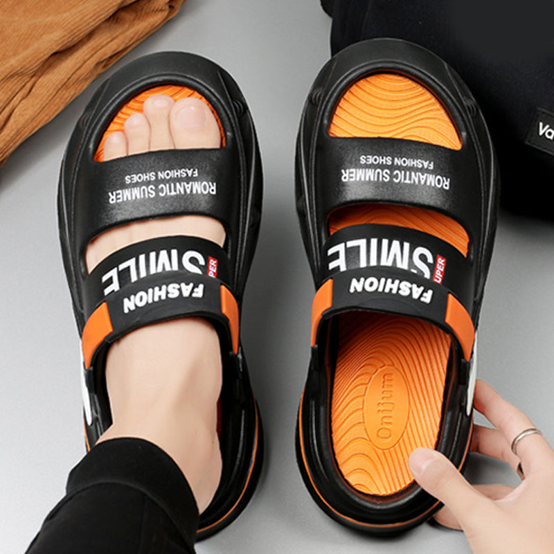 Leganz - Sandalen mit weichen Polstern und schwammigem Effekt