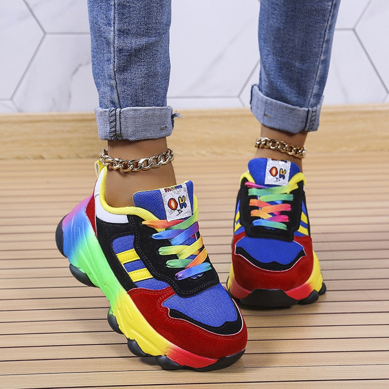 Leganz - Orthopädische bunte Sneakers