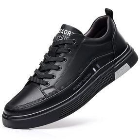 Leganz - Lässige Leder-Sneaker im flachen Sportstil