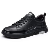 Leganz - Lässige Leder-Sneaker im flachen Sportstil