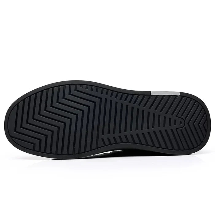 Leganz - Lässige Leder-Sneaker im flachen Sportstil