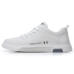 Leganz - Lässige Leder-Sneaker im flachen Sportstil