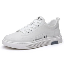 Leganz - Lässige Leder-Sneaker im flachen Sportstil