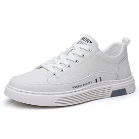 Leganz - Lässige Leder-Sneaker im flachen Sportstil